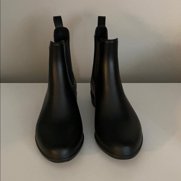 J. Crew Black Rain Boots - Picture 3 of 6
